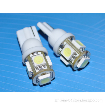LED Light Bulb T10- 5SMD- 5050-12V for Cars